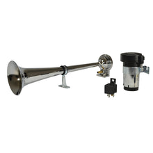Load image into Gallery viewer, Horn-Kit-Bl-Chrome-Air-1Trumpet-12V