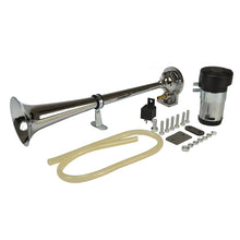 Load image into Gallery viewer, Horn-Kit-Bl-Chrome-Air-1Trumpet-12V