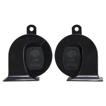 Load image into Gallery viewer, Horn-Kit-Bx-Black-Trumpet-24V-Univ