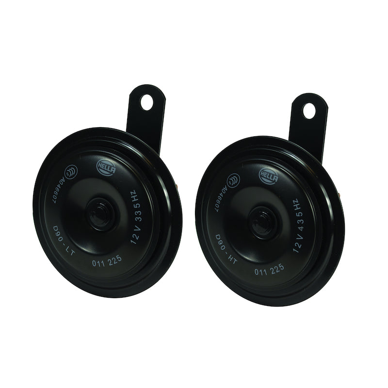 Horn-Kit-Bx-Blk-Disc-92Mm-12V-Univ