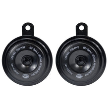Load image into Gallery viewer, Horn-Kit-Bx-Blk-Disc-92Mm-24V-Univ