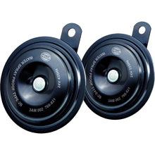Load image into Gallery viewer, Horn-Kit-Bx-Blk-Disc-92Mm-24V-Univ