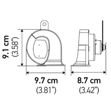 Load image into Gallery viewer, Horn-Kit-Bx-Chrome-Trumpet-12V-Univ