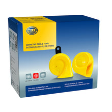 Load image into Gallery viewer, Horn-Kit-Bx-Yellow-Trumpet-12V-Univ