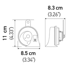 Load image into Gallery viewer, Horn-Kit-Bx-Yellow-Trumpet-12V-Univ