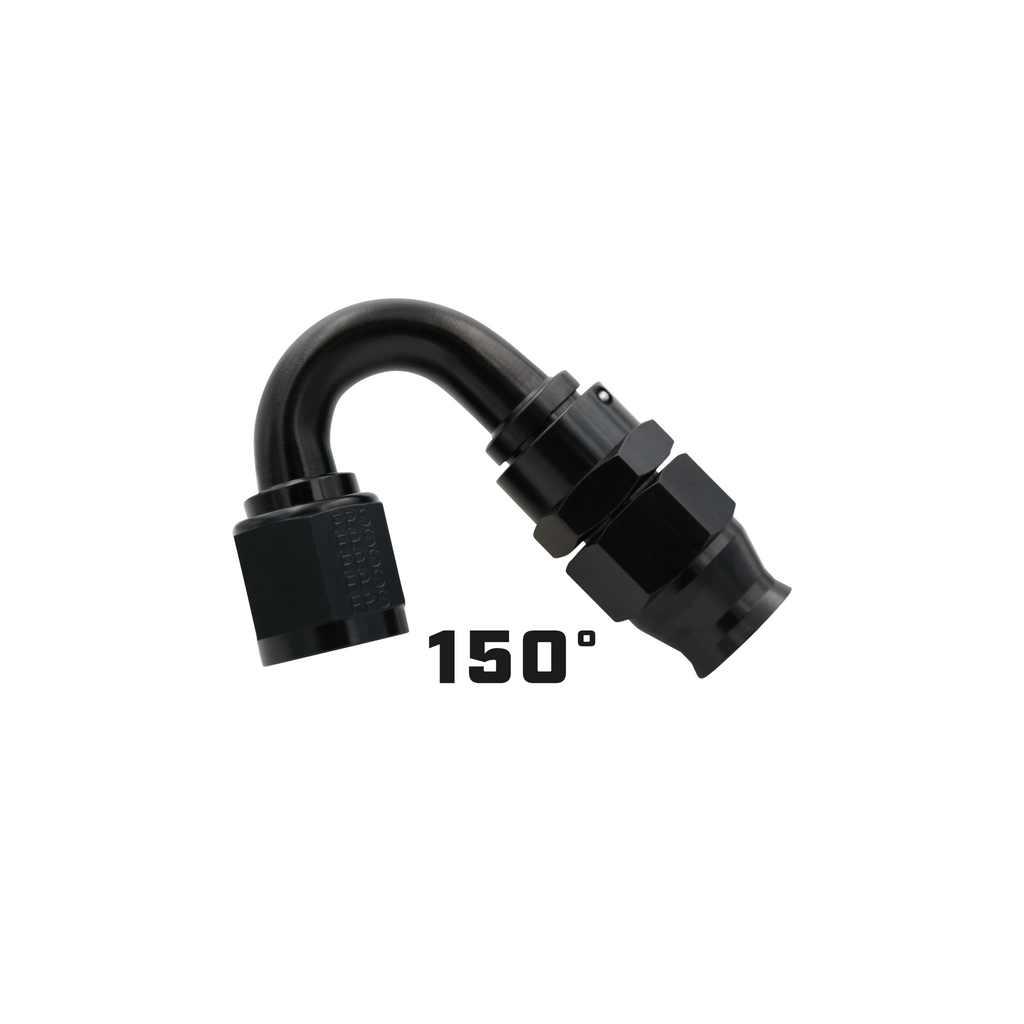 Hose-End,-Ptfe,-An-06,-150-Deg,-Blk-Andz