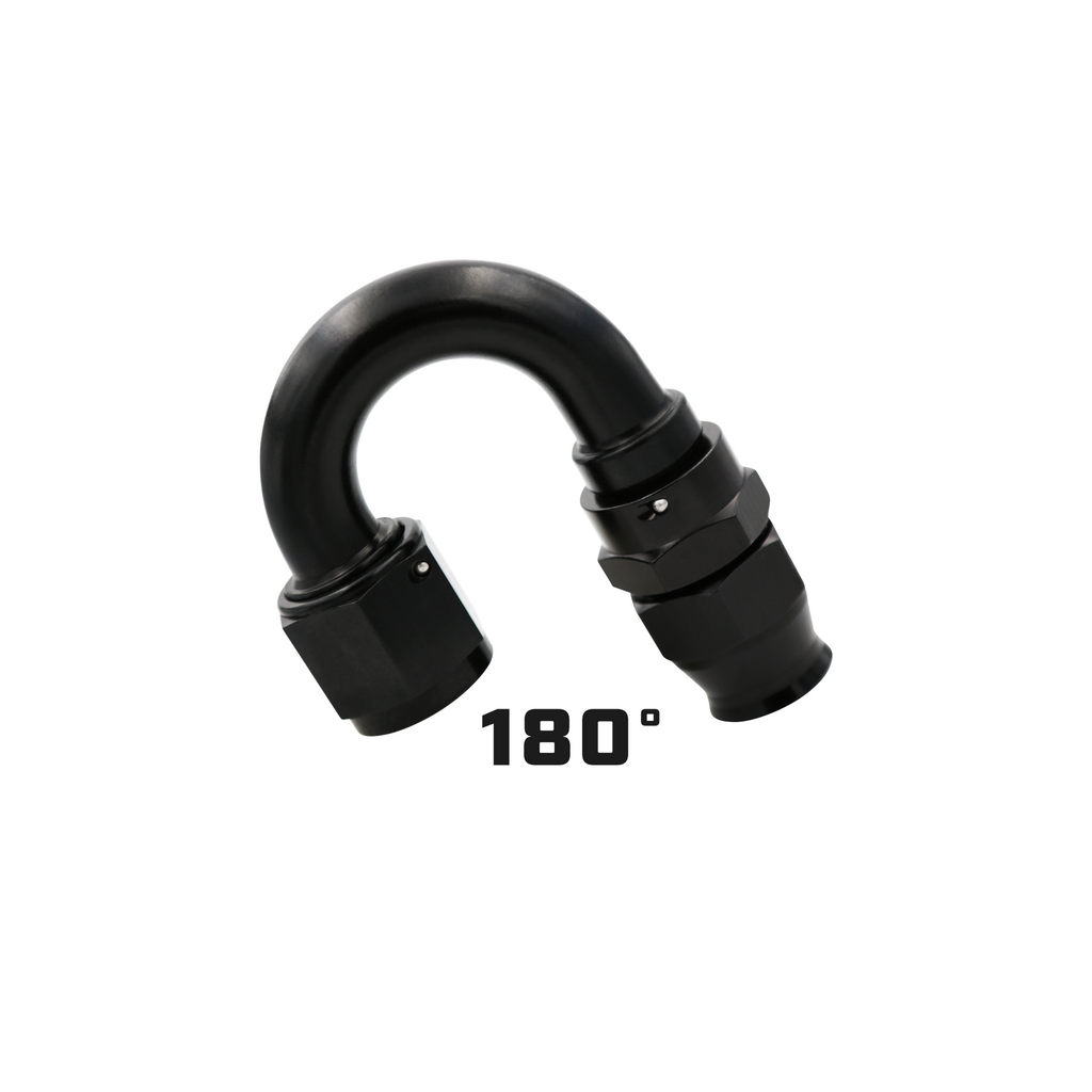 Hose-End,-Ptfe,-An-06,-180-Deg,-Blk-Andz