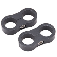 Load image into Gallery viewer, Hose-Separator-For--10-Braided-Hose---Black-Anodize-(2-Pack)
