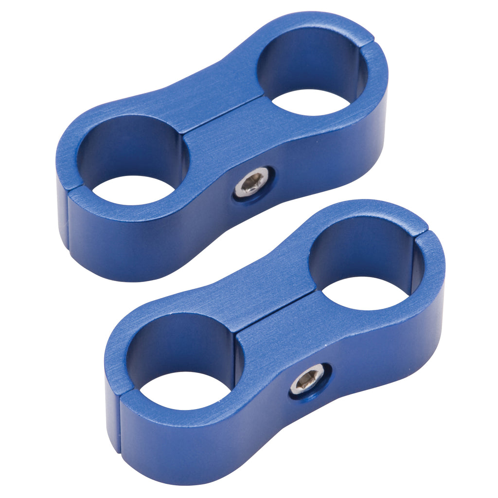 Hose-Separator-For-6-Braided-Hose-Blue-Anodize