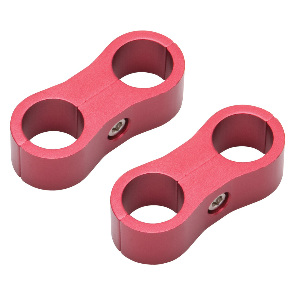 Hose-Separator-For-6-Braided-Red-Anodize