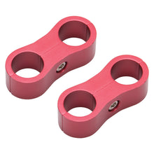 Load image into Gallery viewer, Hose-Separator-For-6-Braided-Red-Anodize