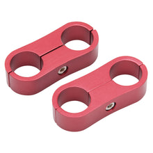 Load image into Gallery viewer, Hose-Separator-For-8-Braided-Hose-Red-Anodize