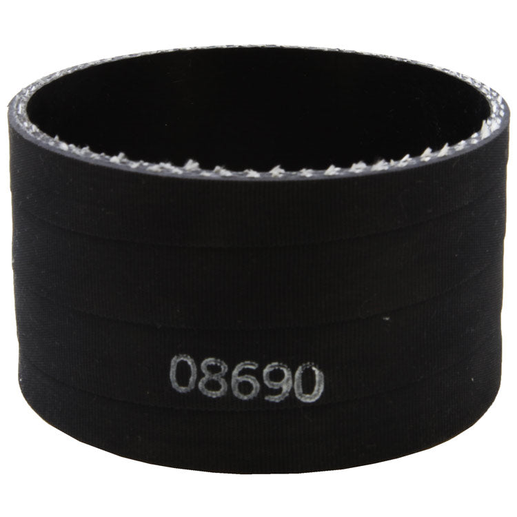 Hose;-3.25Id-X-2L-Black-Silicone