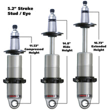 Load image into Gallery viewer, Hq-Series-Coilover-Shock-2In-Eye-Mount-Single-Adjustable-5.2In-Stroke