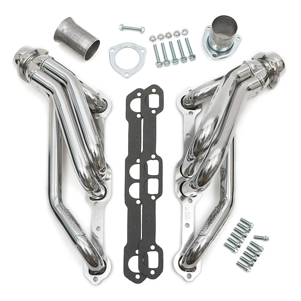 Htc-Coated-Engine-Swap-Headers;-1-12-In.-Tubes;-2-12-In.-Coll;-D-Port;-Shorty