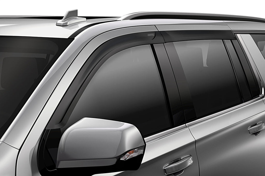 Husky Liners 2857074 Low Profile Ventvisor Deflector; Matte Black; Outside Mount; 4 pc. for Select Nissan TITAN, Nissan TITAN XD