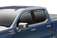 Load image into Gallery viewer, Husky Liners 2854075 Low Profile Ventvisor Deflector; Smoke; Outside Mount; 4 pc. for Select Chevrolet Silverado 1500, Chevrolet Silverado LTD, Chevrolet Silverado HD, Chevrolet Silverado HD, GMC Sierra 1500, GMC Sierra HD, GMC Sierra HD