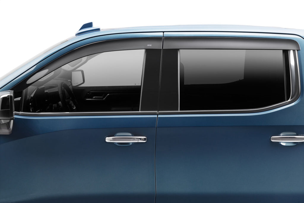 Husky Liners 2854110 Low Profile Ventvisor Deflector; Smoke; Outside Mount; 4 pc. for Select Chevrolet Silverado EV, GMC Sierra EV