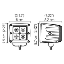 Load image into Gallery viewer, Hvf-Cube-4-Led-Off-Road-Kit---3.1In-12W-Flood-Beam