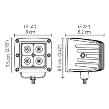 Load image into Gallery viewer, Hvf-Cube-4Led-Off-Rd-Kit-Ped-Fld-Mv