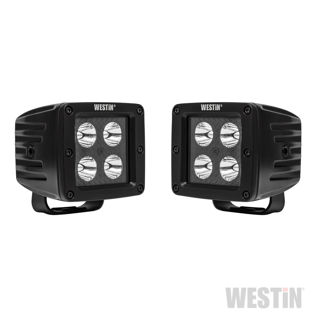 Hyperq-Bforce-Led-Auxiliary-Light-3.2In-X-3.0In-Spot-W5W-Cree-Black-Harness--Brackets-Incl