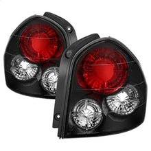 Load image into Gallery viewer, Hyundai-Santa-Fe-01-06-(01-04-Model-Use-3-Bulbs-Only)Euro-Tail-Lights-Blk-Alt-Yd-Hysf01-Bk