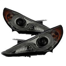 Load image into Gallery viewer, Hyundai-Sonata-11-13-Projector-Headlights--Light-Bar-Drl-Chrm-Pro-Yd-Hyson11v2-Lbdrl-Sm