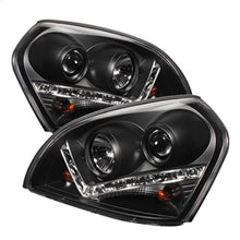 Load image into Gallery viewer, Hyundai-Tucson-04-09-Projector-Headlights-Drl-Black-High-H1-Low-H1-Pro-Yd-Hytuc04-Drl-Bk