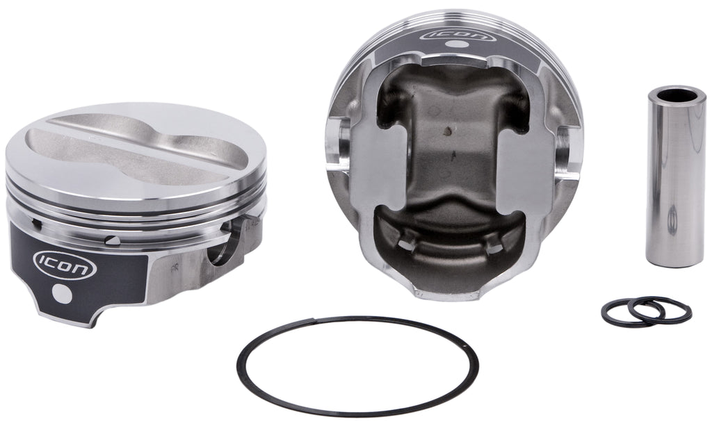 ICON PISTONS IC9961.030 SBC F/T Forged Piston Set 4.030 Bore -10cc
