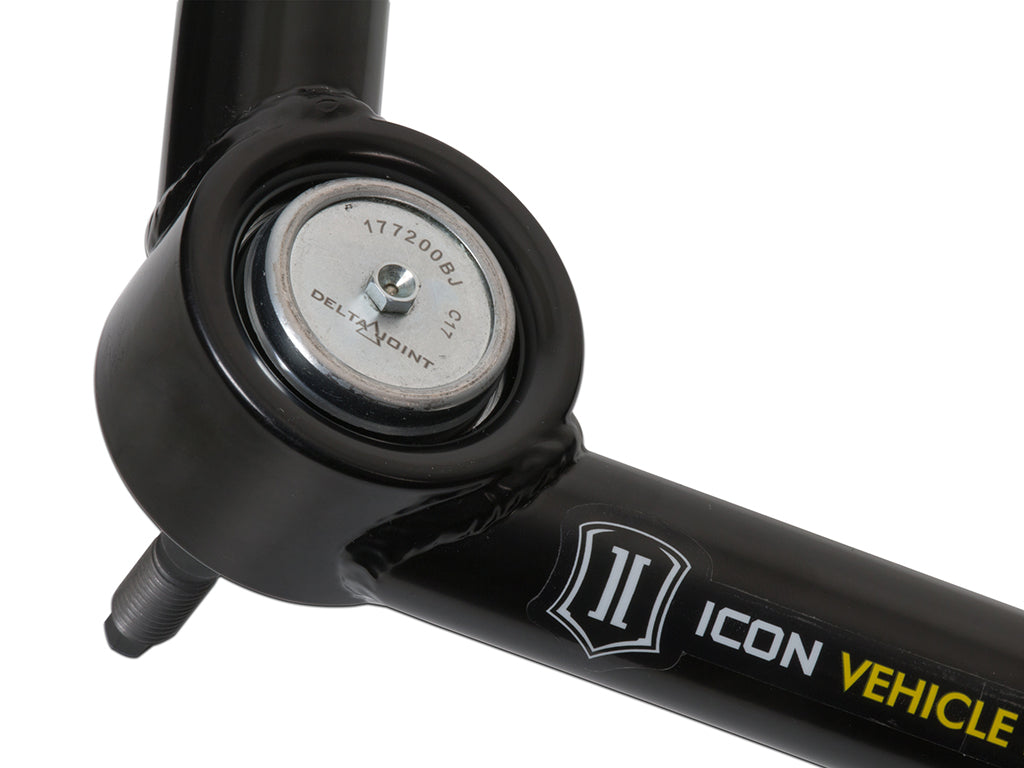 ICON Vehicle Dynamics 78601DJ 14-18 GM 1500 TUBULAR UCA DJ KIT (LARGE TAPER) for Select Chevrolet Silverado 1500, Chevrolet Silverado LD, Chevrolet Suburban, Chevrolet Suburban 1500, Chevrolet Tahoe, GMC Sierra 1500, GMC Sierra Limited, GMC Yukon, GMC