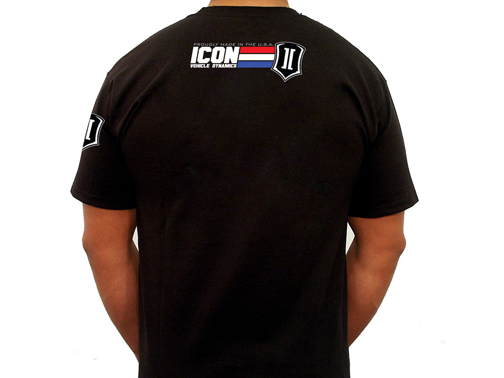 ICON Vehicle Dynamics ICON-TEE-GI-BLK-XL ICON GI TEE BLACK - XLARGE