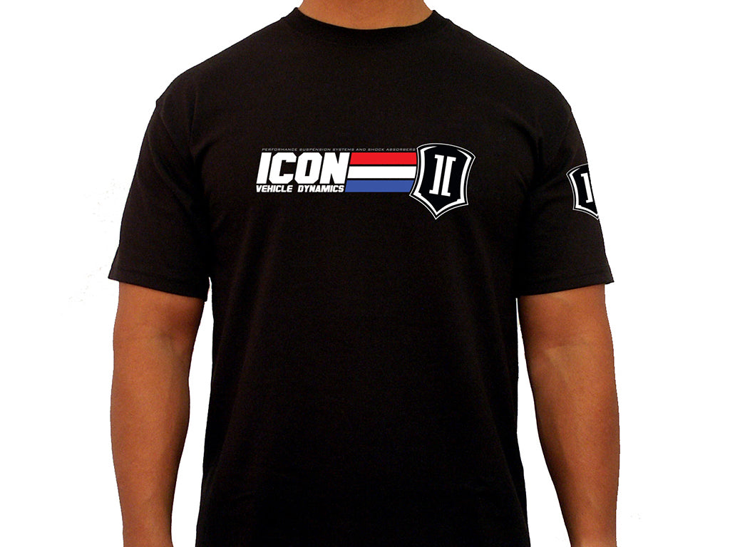ICON Vehicle Dynamics ICON-TEE-GI-BLK-L ICON GI TEE BLACK - LARGE
