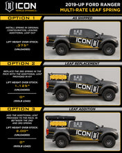 Load image into Gallery viewer, ICON Vehicle Dynamics K93208TA 19-21 FORD RANGER 0-3.5" STAGE 8 SUSPENSION SYSTEM W TUBULAR UCA AL KNUCKLE for Select Ford Ranger