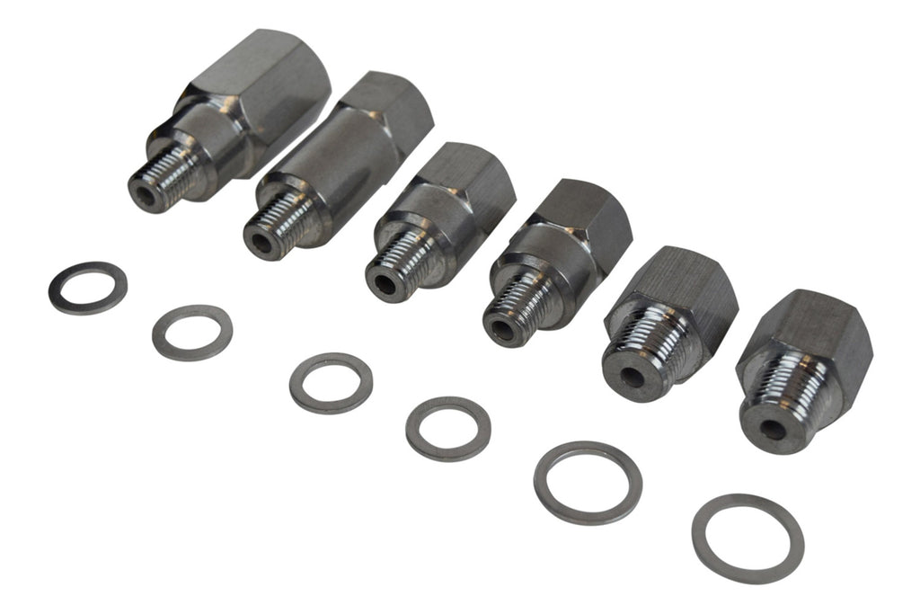 ICT BILLET 551156 Adapter Set Engine Oil & Coolant Sensor Gauge