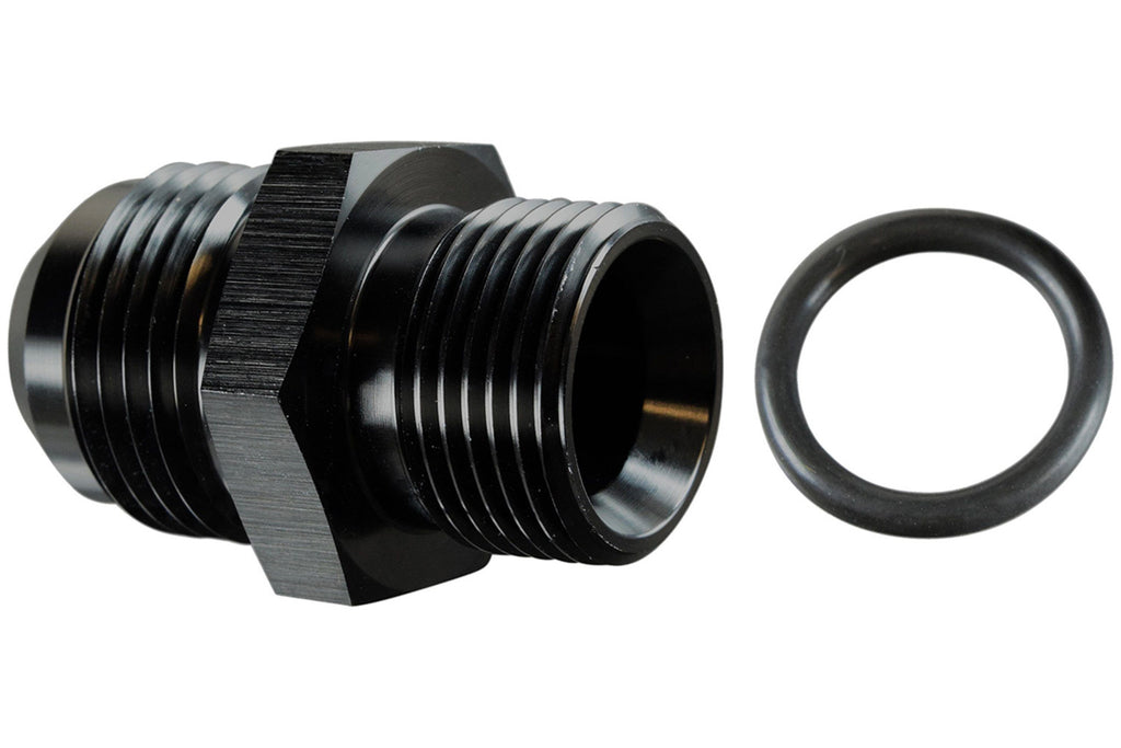 ICT BILLET 551208 LS Truck Turbo Oil Drain Pan Adapter -10AN
