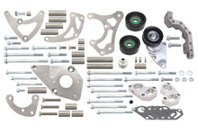 Load image into Gallery viewer, ICT BILLET 551569LS0WP-3 Alternator/Power Steerin Relocation Bracket Kit