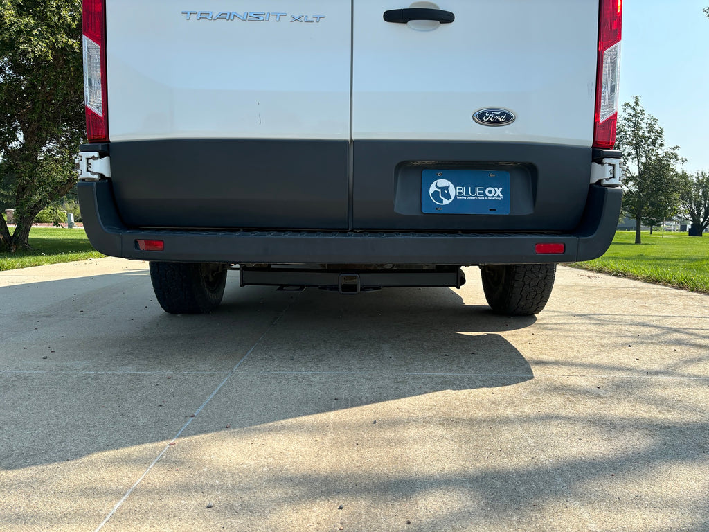 Blue Ox BXH1004 Receiver Hitch, Class III, 2" Receiver for Select Ford E-Transit, Ford Transit-150, Ford Transit-250, Ford Transit-350