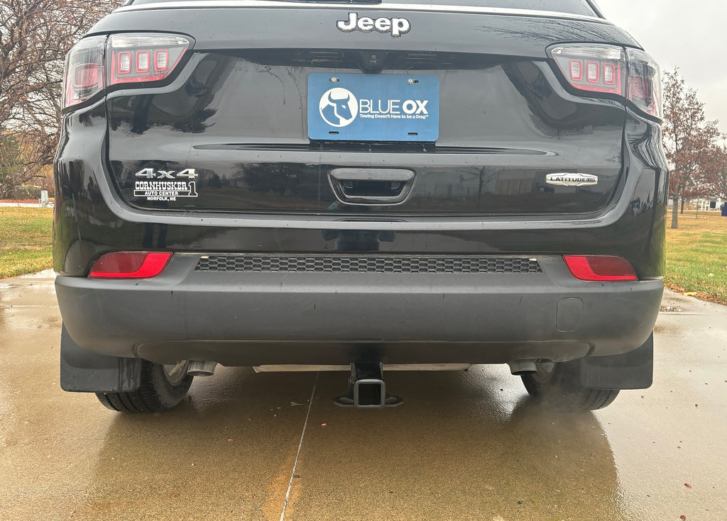 Blue Ox BXH3007 Receiver Hitch, Class III, 2" Receiver for Select Jeep Compass