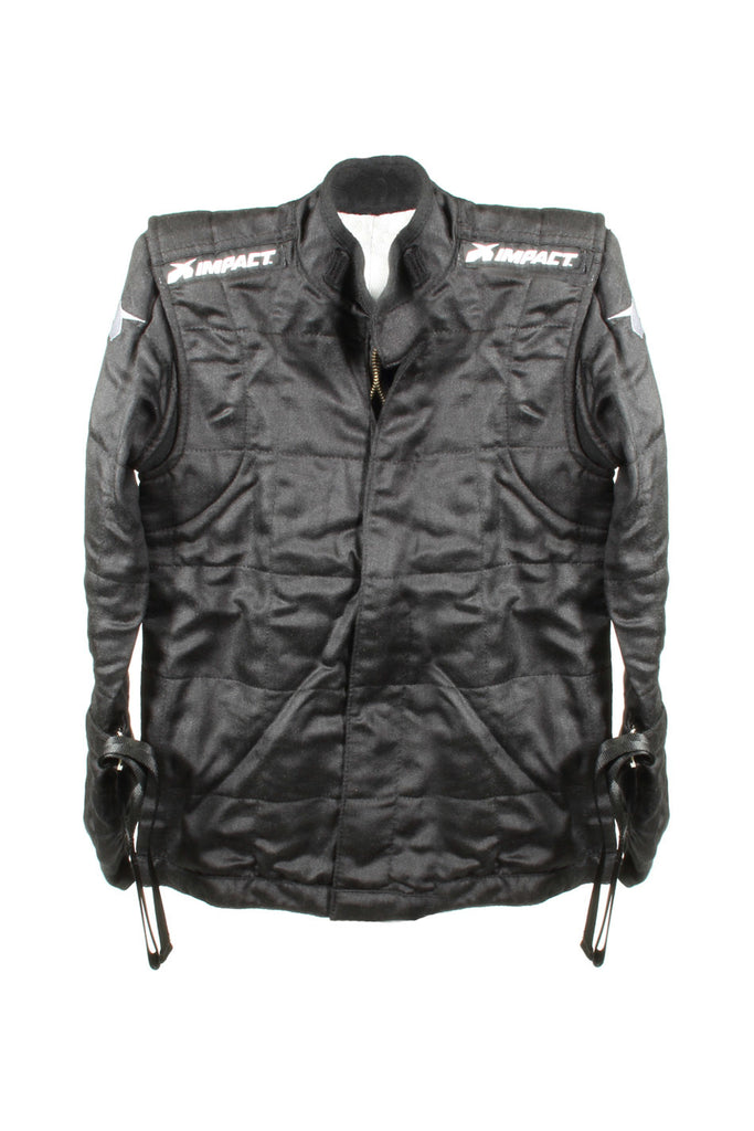 IMPACT RACING 22700410 Suit Qtr Midget Jacket Medium Black