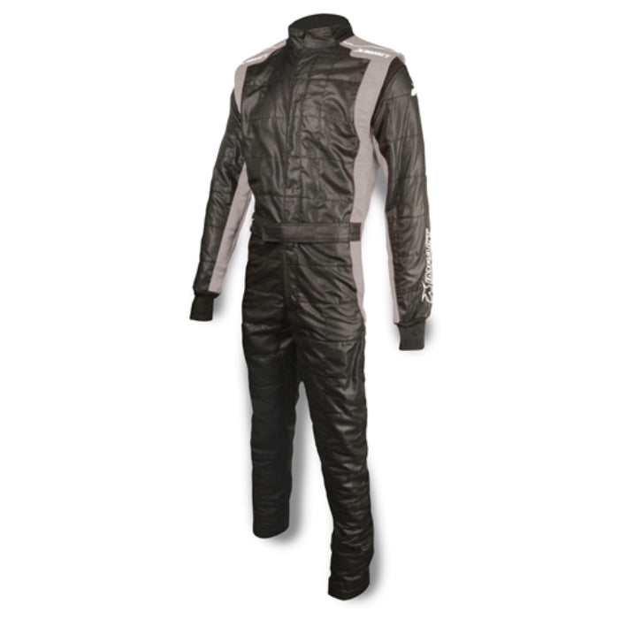 IMPACT RACING 24219313 Suit  Racer Small Black/Gray