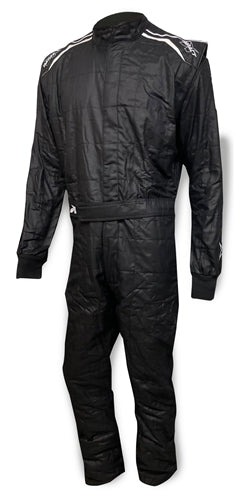 IMPACT RACING 24222310 Suit Racer 2.0  1pc Small  Black
