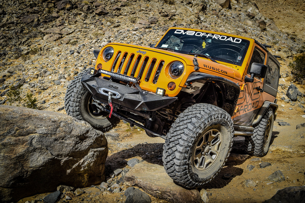 DV8 Offroad INFEND-01FB Inner Fender; Front; Black Finish for Select Jeep Wrangler, Jeep Wrangler JK
