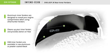 Load image into Gallery viewer, DV8 Offroad INFEND-01RB Inner Fender; Rear; Black Finish for Select Jeep Wrangler, Jeep Wrangler JK