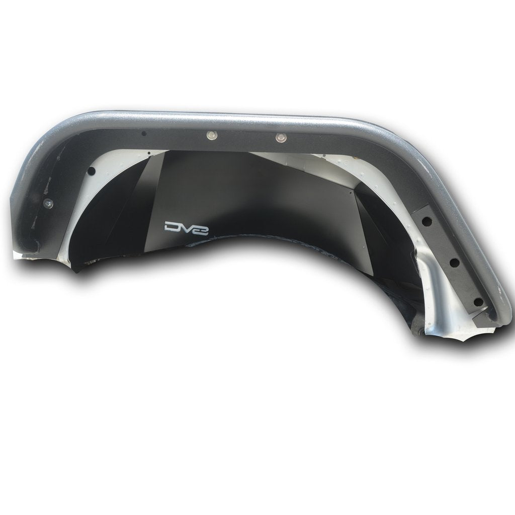 DV8 Offroad INFEND-01RB Inner Fender; Rear; Black Finish for Select Jeep Wrangler, Jeep Wrangler JK