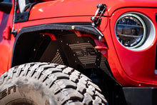 Load image into Gallery viewer, DV8 Offroad INFEND-03FB Inner Fender; Black; Front for Select Jeep Gladiator, Jeep Wrangler, Jeep Wrangler JK