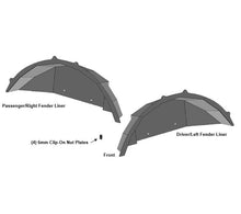 Load image into Gallery viewer, Black Horse Off Road INFG20 Rear Inner Fender Flares Liners for Select Jeep Gladiator