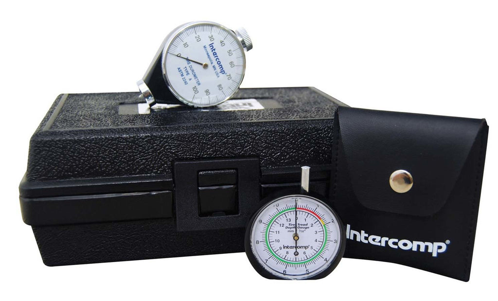 INTERCOMP 360110 Durometer & Tread Depth Gauge Set