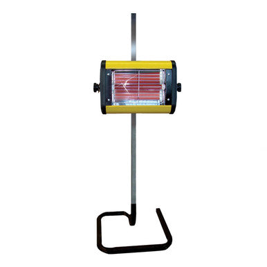 Pro-Tek IR-101-2 Portable Short Wave Infrared Lamp, 1 Head No Timer, On Stand  500W, 110V
