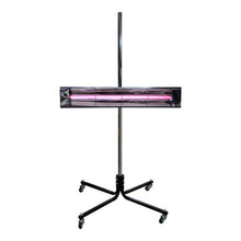 Load image into Gallery viewer, Pro-Tek IR-15T Medium Wave Infrared Lamp, 1 Head With Timer, On 4 Wheel Stand  1500W, 120V