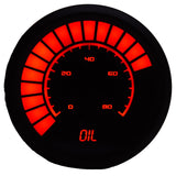 INTELLITRONIX B9114R 2-1/16 Analog Bargraph Oil Press Gauge 0-80 PSI